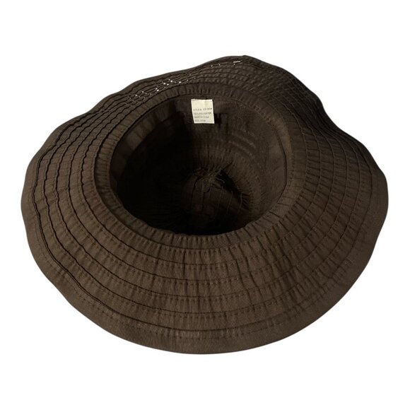 California Hat Company Packable Wide Brim Sun Hat OS Brown - Picture 3 of 5